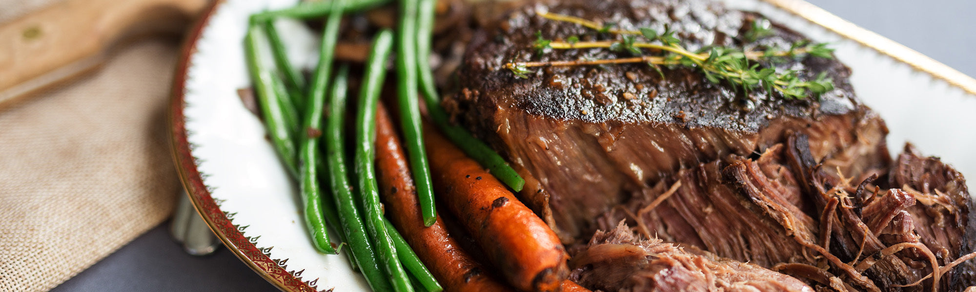 Slow-Braised Pot Roast With Bone Broth & Root Vegetables