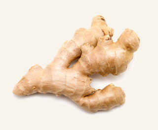 Ginger root has antioxidants and anti-inflammatory properties to ease pain