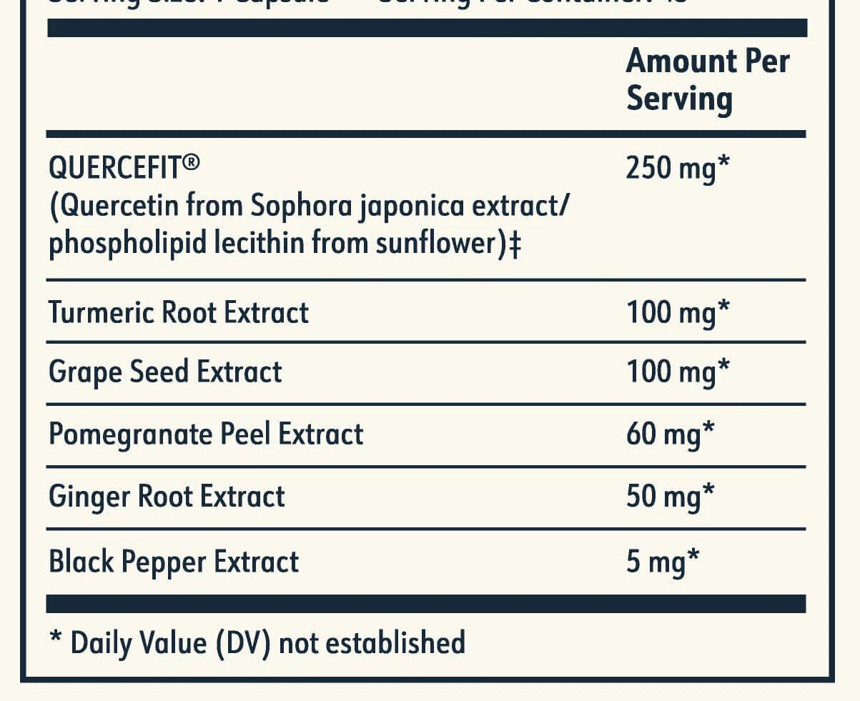 Golden Hour Supplement Facts